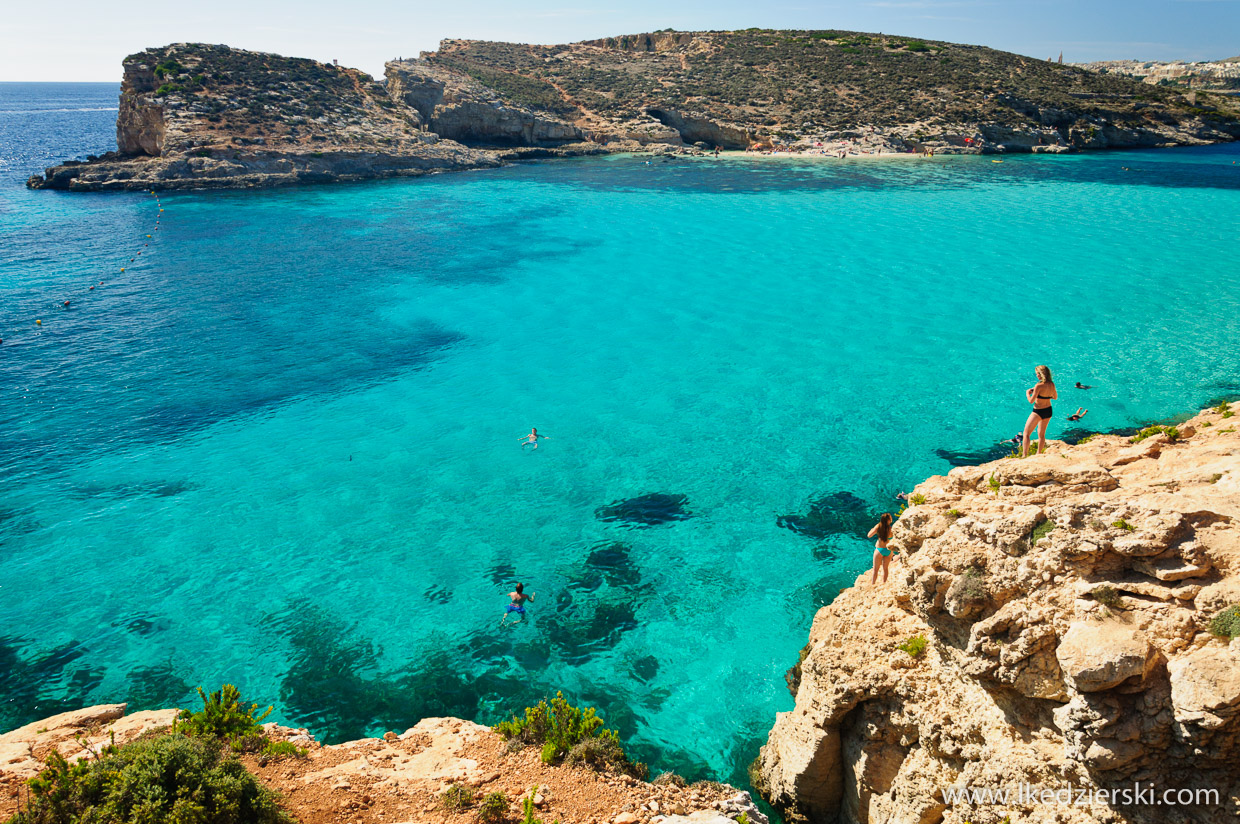 lugares increíbles en malta - blue lagoon